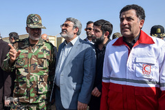 بازدید وزیر کشور از پایانه مرزی چذابه