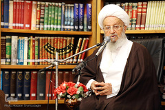 ⁨دیدار علمای اهل سنت کردستان با آیت الله العظمی مکارم شیرازی