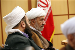 ⁨دیدار علمای اهل سنت کردستان با آیت الله العظمی جوادی آملی⁩