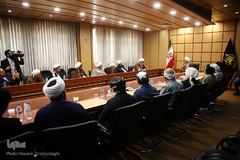 ⁨دیدار علمای اهل سنت کردستان با آیت الله العظمی جوادی آملی⁩