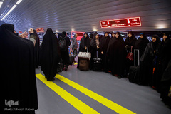 ورود بانوان قرآن پژوه به مشهد مقدس