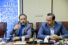 محمدهادی صلح‌جو، رضا نباتی در نشست خبری تشریح برنامه های جدید رادیو قرآن و طرح قرآن، کتاب زندگی(۱۴۵۲)