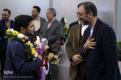 بازگشت محمدحسن موحدی، نفر دوم شانزدهمین دوره مسابقات بین‌المللی قرآن تونس به میهن اسلامی