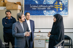 بازدید بهرام قاسمی سخنگوی وزارت خارجه از ایکنا