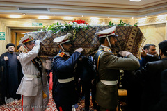 مراسم وداع با پیکر آیت الله هاشمی شاهرودی