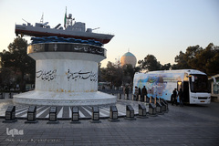 مراسم بدرقه کاروان قرآنی انقلاب از بارگاه نورانی امام خمینی (ره)