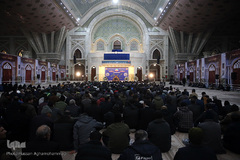 مراسم بدرقه کاروان قرآنی انقلاب از بارگاه نورانی امام خمینی (ره)