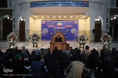 مراسم بدرقه کاروان قرآنی انقلاب از بارگاه نورانی امام خمینی (ره)