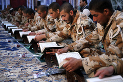 مراسم بدرقه کاروان قرآنی انقلاب از بارگاه نورانی امام خمینی (ره)