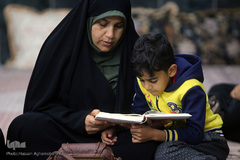 کاروان قرآنی انقلاب در حسینیه حضرت ابالفضل(ع) کوی هدایتی بندر لنگه