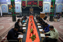 کاروان قرآنی انقلاب در حسینیه حضرت ابالفضل(ع) کوی هدایتی بندر لنگه