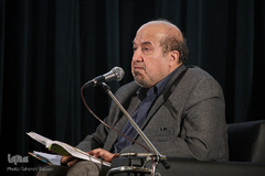 حسین اخوان‌اقدم، پیشکوست قرآنی در نشست «پژوهش مبانی قرآنی انقلاب اسلامی»