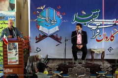 کاروان قرآنی انقلاب در شهرستان دارالصابرین بم