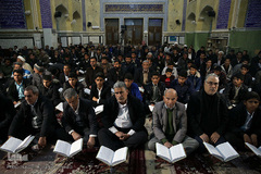 کاروان قرآنی انقلاب در شهرستان دارالصابرین بم