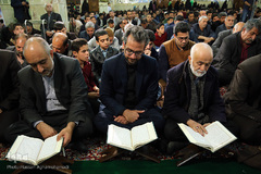 محفل انس با قرآن کاروان قرآنی انقلاب در  امامزاده حسین ابن موسی کاظم(ع) شهرستان طبس