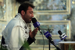 محفل انس با قرآن کاروان قرآنی انقلاب در  امامزاده حسین ابن موسی کاظم(ع) شهرستان طبس