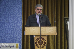 مهدی قره شیخلو در اختتامیه دوازدهمین مسابقات دارالقرآن امام علی(ع)