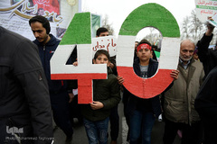 راهپیمایی چهلمین سالگرد پیروزی انقلاب اسلامی در کرج