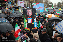 کاروان قرآنی انقلاب در راهپیمایی یوم الله 22بهمن شاهرود