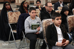 بخش رقابت‌های حفظ قرآن برادران سیزدهمین جشنواره قرآنی مدهامتان در حرم امام خمینی(ره)