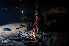 پرور نوروزی می‌گوید: «زمستان‌ها به علت سرما و نبود امکانات مجبوریم دیر‌به‌دیر حمام کنیم.»