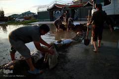 سیل در «آق‌قلا»