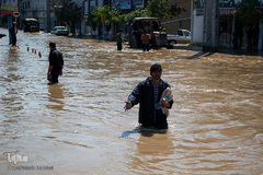 سیل در «آق‌قلا»