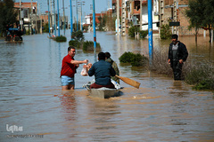سیل در «آق‌قلا»