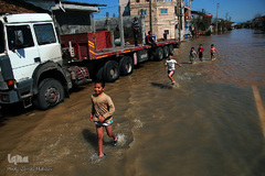 سیل در «آق‌قلا»