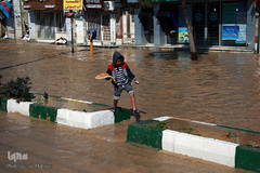 سیل در «آق‌قلا»