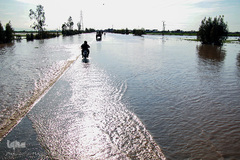 سیل در «آق‌قلا»