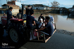 سیل در «آق‌قلا»