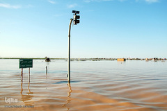 سیل در «آق‌قلا»