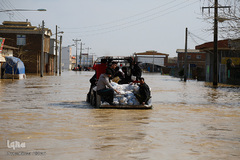 «آق‌قلا» زیر آب