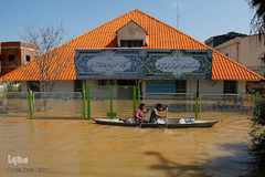 «آق‌قلا» زیر آب