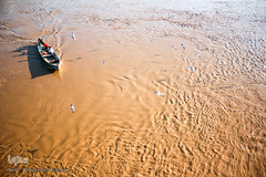 بالا آمدن سطح آب رودخانه کارون