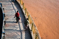 بالا آمدن سطح آب رودخانه کارون