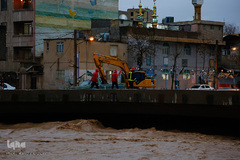 گرفتگی معابر در خرم‌آباد