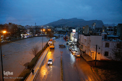 گرفتگی معابر در خرم‌آباد