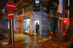 گرفتگی معابر در خرم‌آباد