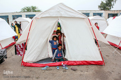 امداد فرهنگی به کودکان در مناطق سیل‌زده خوزستان