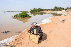 سیل در روستاهای غزاویه