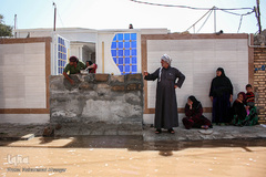 سیلاب در روستای «سید عباس» شوش