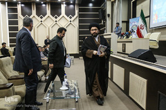 حجت‌الاسلام والمسلمین سید مصطفی حسینی در نشست خبری مسابقات بین المللی قرآن کریم