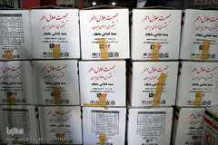 مراسم تحویل کمک‌های بشردوستانه آلمان برای سیل‌زدگان ایران