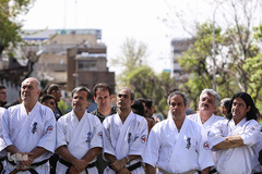 مراسم گلریزان جامعه ورزش برای کمک به مردم سیل‌زده