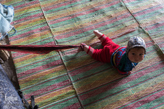 فاطمه وقتی بیرون از خانه مشغول کار است پای بهنام، فرزند خردسال خود را می‌بندد تا مبادا اتفاقی برای او بیفتد.