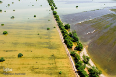 تصاویر هوایی مناطق سیل زده خوستان