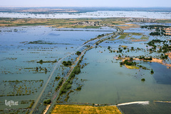 تصاویر هوایی مناطق سیل زده خوستان