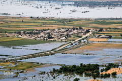 تصاویر هوایی مناطق سیل زده خوستان